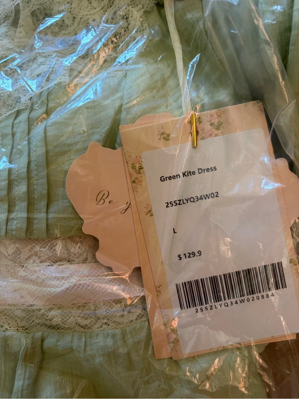 NEW LaceMade Green Kite Dress - Picture 13 of 16